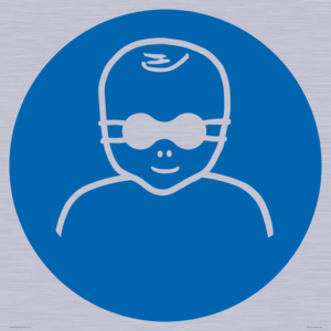 Mandatory: Protect infants eyes with opaque eye protection